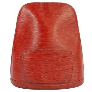 Authentic Louis Vuitton Brown Epi Leather Gobelins Backpack